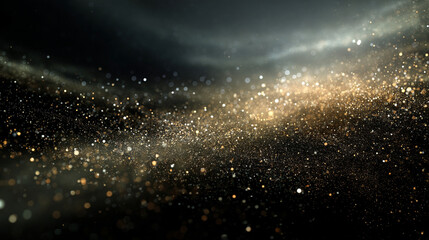 輝くパーティクル背景イメージ