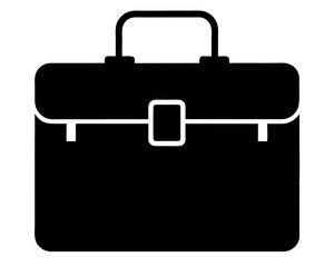 Obraz premium Briefcase Silhouette Vector Design, Briefcase SVG, Briefcase Icon