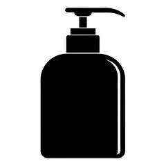 black plastic bottle