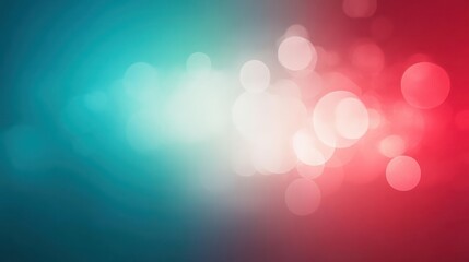 Abstract wallpaper background featuring a blend of blue, red, and white bokeh lights, creating a vibrant and artistic visual