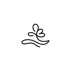Minimalist Floral Line Art Logo: Nature, Elegance, and Modern Design