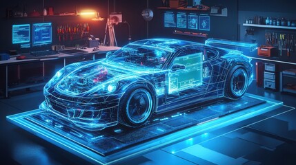 Obraz premium Enhancing connected vehicle platforms for urban automotive experiences
