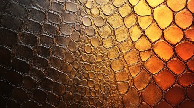 Chameleon's Armor – A Detailed Tapestry of Scales in Gradient Tones