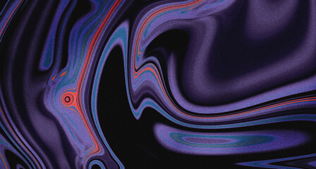 Unique colorful background with grain texture, noise artifacts, and smooth blur. Liquid-like flow with psychedelic vibes. Creative, abstract, and ideal for digital art, posters, or wallpapers.