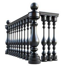 Elegant Black Balustrade Design Architectural Detail
