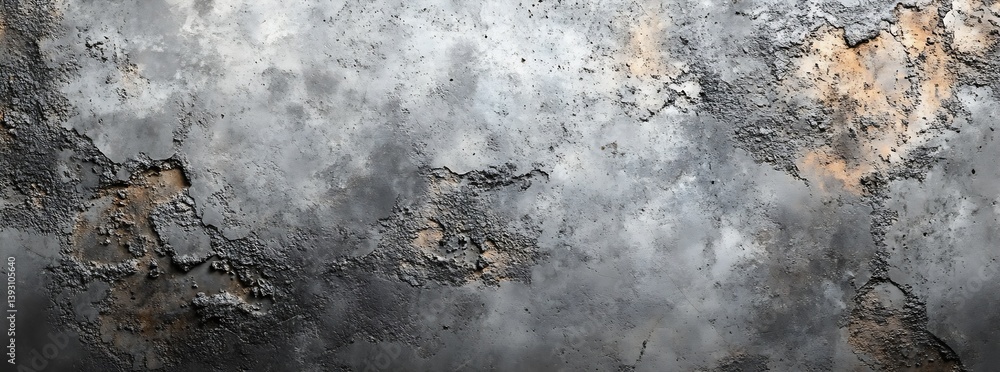 Poster distressed concrete wall texture with crack grunge background for design and overlay gray cement sur
