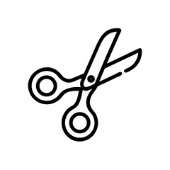 Scissors Icon for Creativity and Crafting Topics