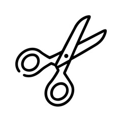 Scissors Icon for Creativity and Crafting Topics