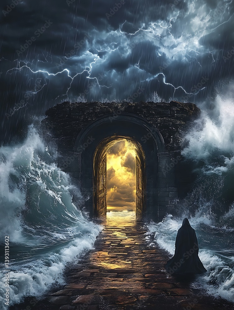 Poster stormy path to gateway