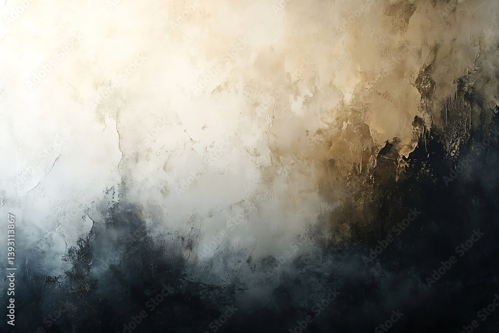 Poster abstract painted texture background with dark blue and neutral tones for art or design projects : ge