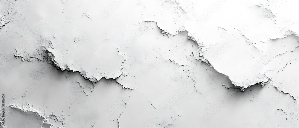 Poster Abstract White Textured Wall Background with Rough Surface and Grunge Elements Clean Minimalist Design : Generative AI