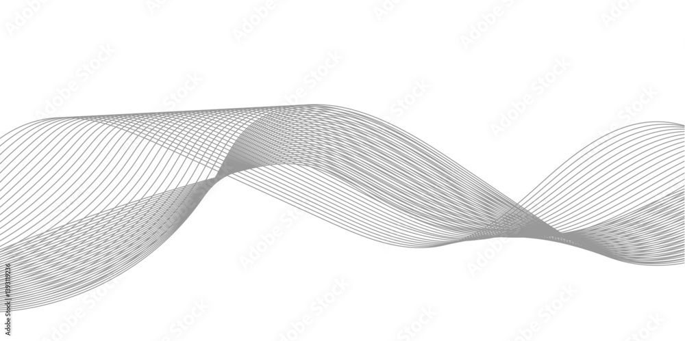 Poster abstract grey, white smooth element swoosh speed wave modern stream transparent background. abstract