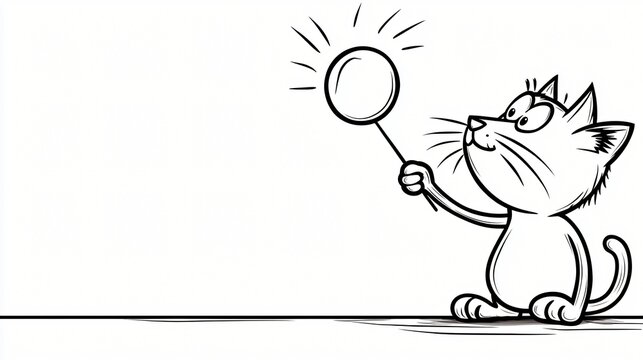 Playful Cat with a Bubble Wand of excellence in splendor beyond compare with grace in style.