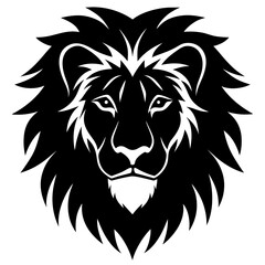 Fototapeta premium lion head vector illustration