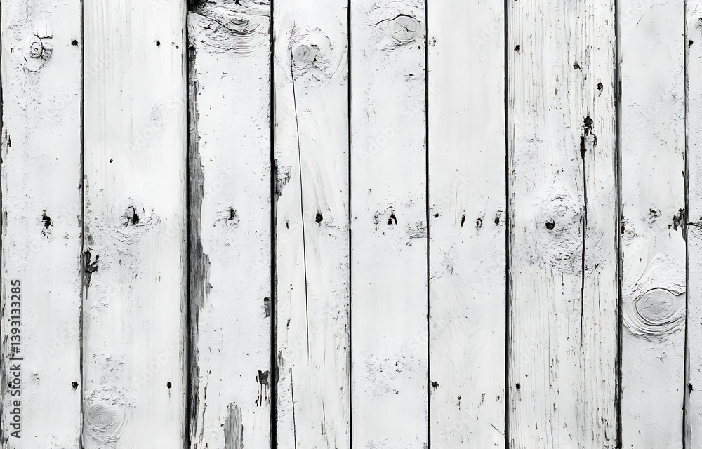 Poster white washed wooden planks background rustic texture and vintage style for creative projects woodgra