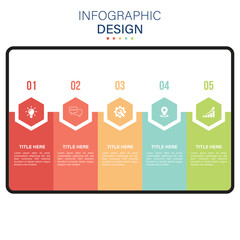 Square and Polygon Shape Infographic