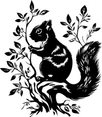 Woodland Silhouette ,tattoo, vector, illustration, tribal, animal, dragon, black, symbol, design, art, silhouette, logo, nature, head, pattern, bird, decoration, eagle, monster, shape, wings