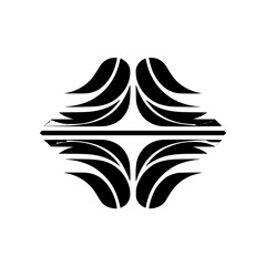 Abstract Geometric Symmetry in Black and White