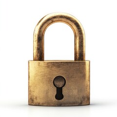 Antique-style padlock