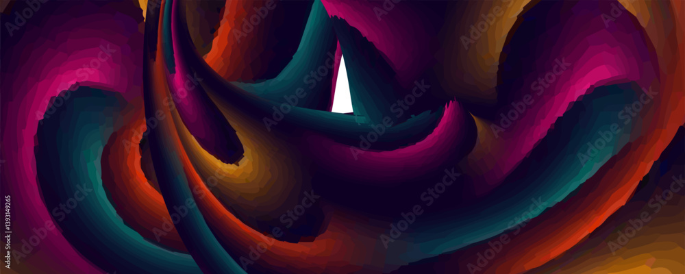 Aufkleber abstract background, gradient color abstract background, abstract dark black and red technology geom