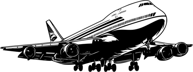 Jumbo Jet vector design, Jumbo Jet vector image