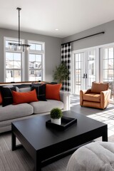 Game room featuring a pool table, arcade games, and comfortable seating - table Interior center Home