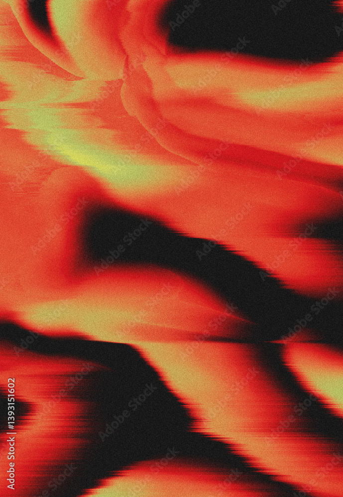 Poster glitch grainy abstract smeared gradient blurred unique background texture digital noise glitch damag