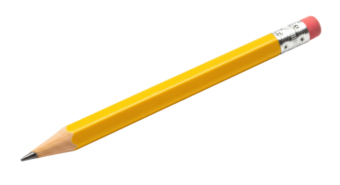 Isolated Yellow Pencil
