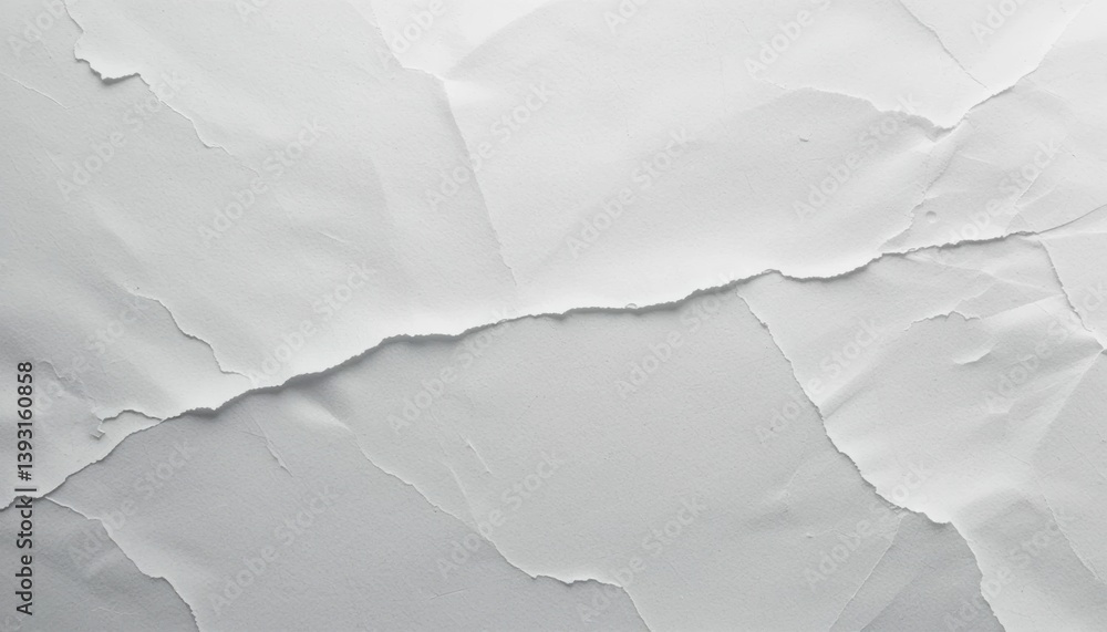 Poster torn white paper texture background for creative design digital artwork abstract environment high-re