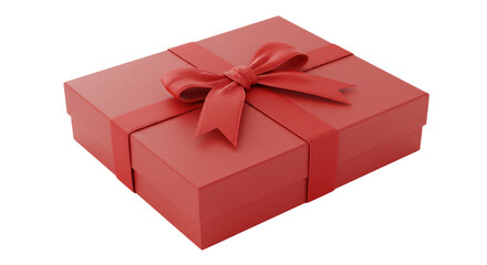 Isolated Red Gift Box