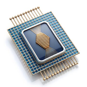 Integrated Circuit Close-up
