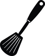 Strainer Silhouette Vector | Kitchen Tool, Cooking & Utensils Clipart