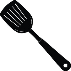 Strainer Silhouette Vector | Kitchen Tool, Cooking & Utensils Clipart