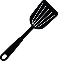 Strainer Silhouette Vector | Kitchen Tool, Cooking & Utensils Clipart