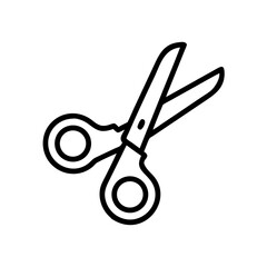 Scissors Icon for Creativity and Crafting Topics