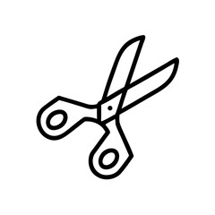 Scissors Icon for Creativity and Crafting Topics