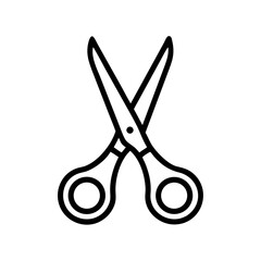 Scissors Icon for Creativity and Crafting Topics