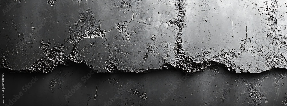 Aufkleber abstract dark grey cement texture background showing rough surface and crack detail for industrial o