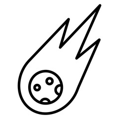 Meteorites Icon © VectorVibes