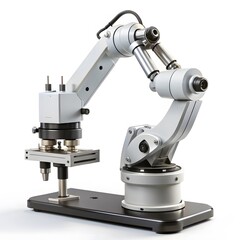 Fototapeta premium Articulated Robotic Arm, Industrial Robot, Automation Technology
