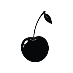 cherry silhouette art