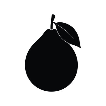 recommend clip art: guava silhouette art
