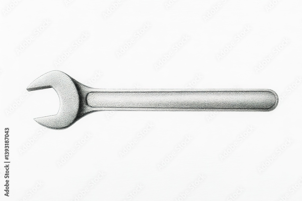Aufkleber adjustable wrench designed for versatile use in various mechanical tasks and repairs at a workshop