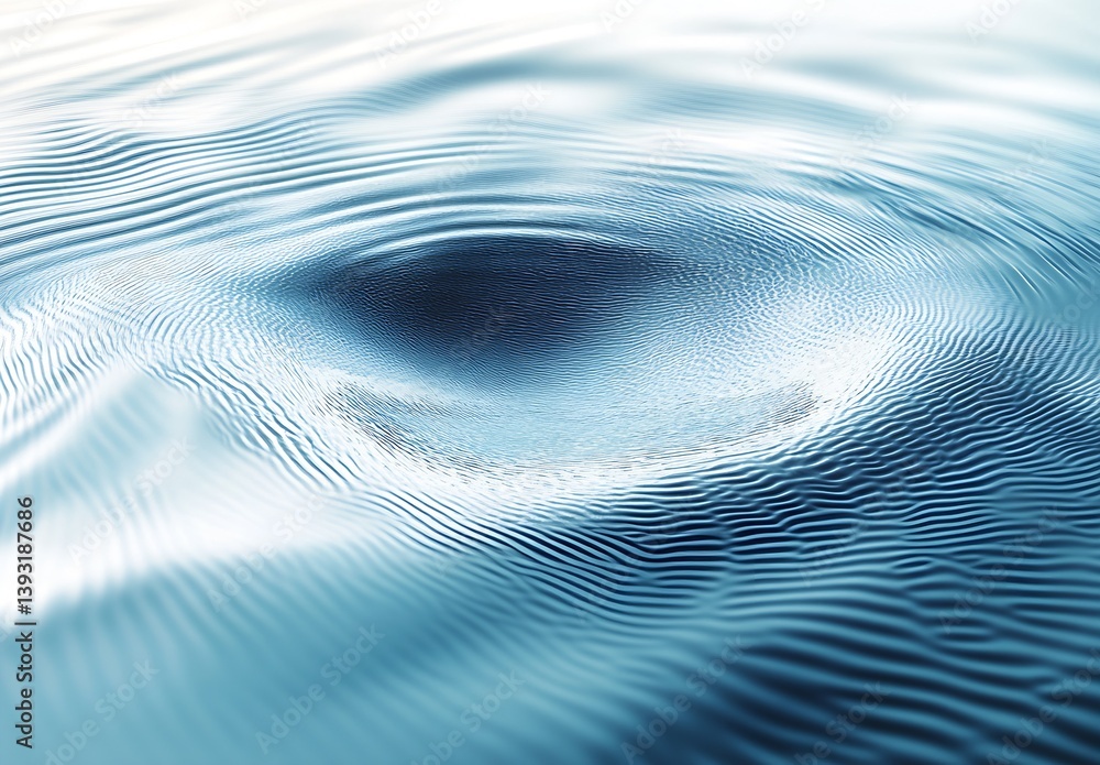 Poster dramatic water surface with beautiful ripples and light reflections for calm imagery : generative ai