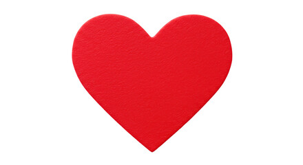 Isolated red heart