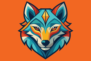 Wolf Illustration vector design, Wolf logo and icon Design, Wolf logo and icon Design.