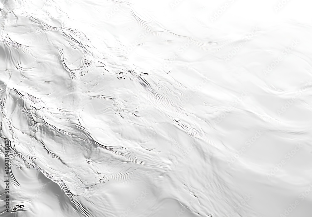 Aufkleber monochrome water ripple abstract top view stunning grey scale water texture beautiful surface reflec