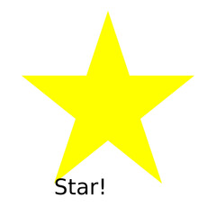Obraz premium golden star icon