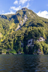 Beautiful Lake Te Anau in Fiordland National Park, South Island, New Zealand
