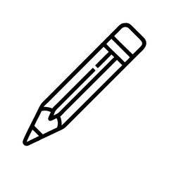 Fototapeta premium Pencil icons symbolize creativity and artistic expression. Essential for drawing, writing, and educational themes, these designs reflect the art of communication through simple tools.